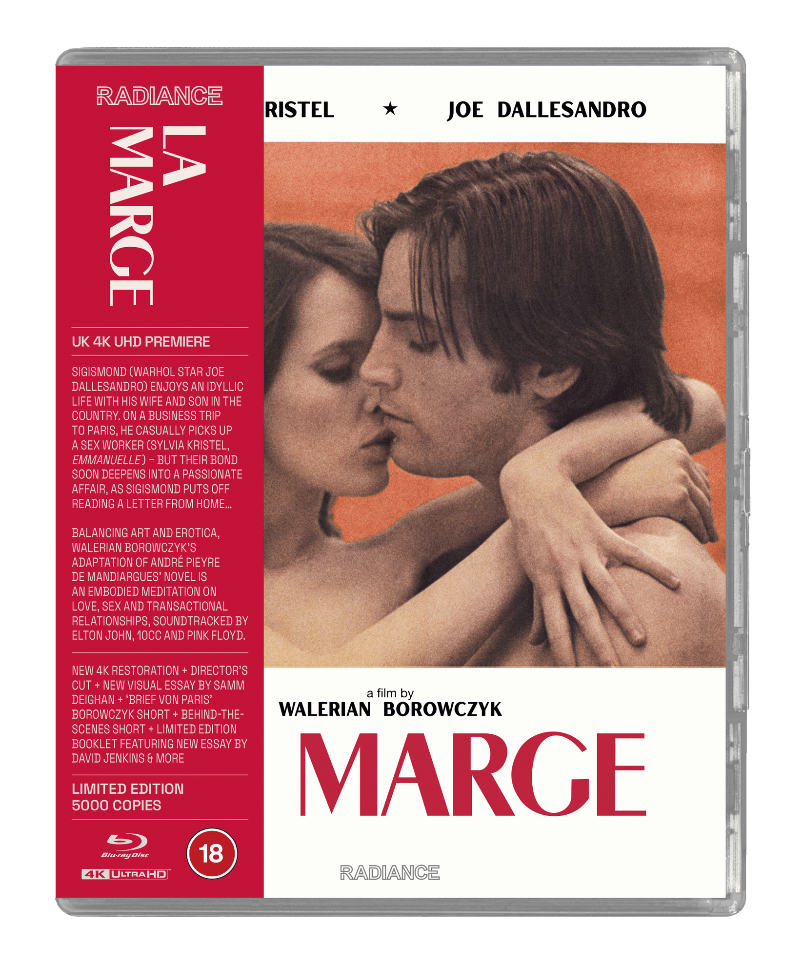 La Marge (UK 4K UHD/Blu-ray) - Radiance Films 4K UHD + Blu-ray