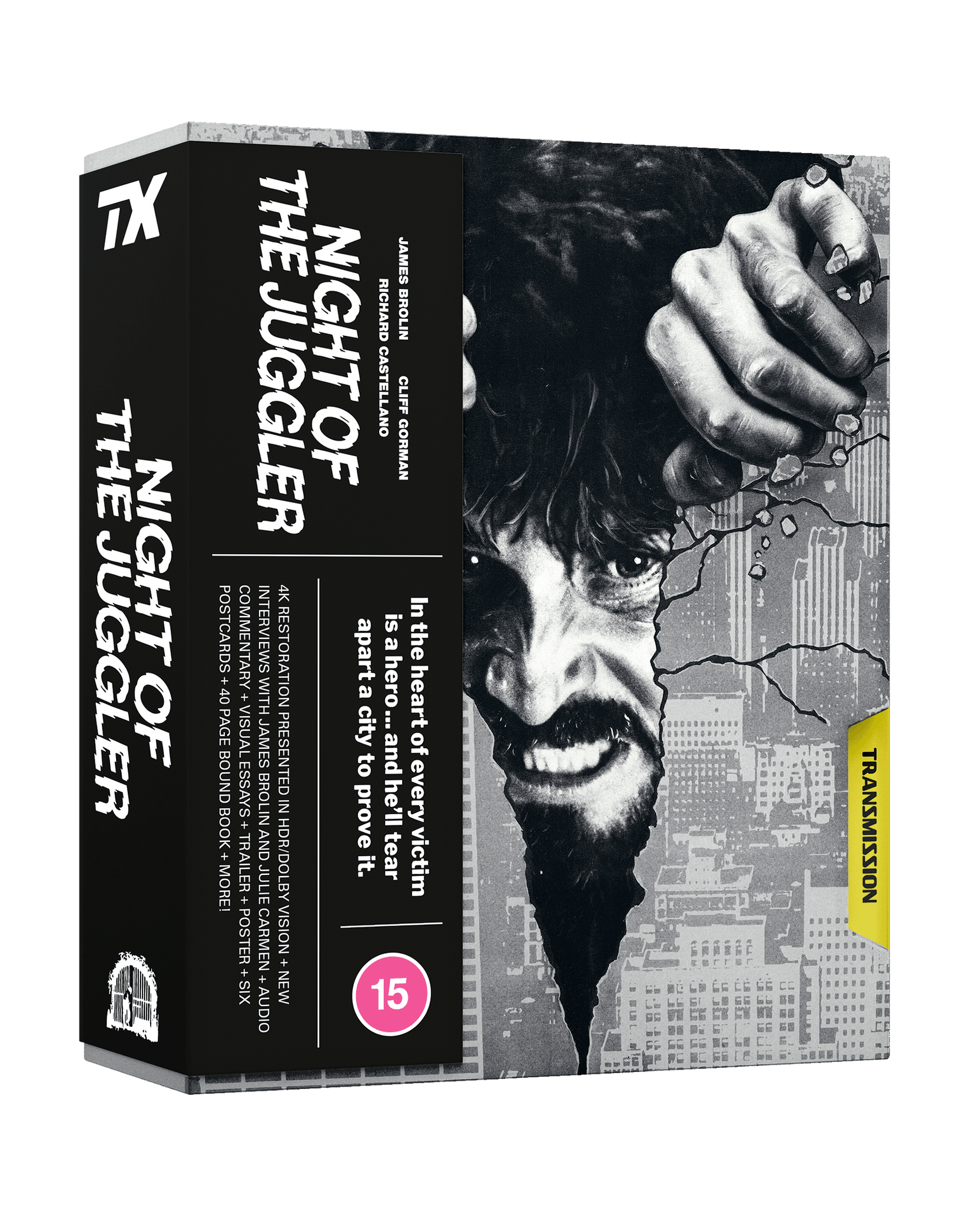 Night of the Juggler (UK 4K UHD/Blu-ray Standard Edition) - Transmission 4K UHD + Blu-ray