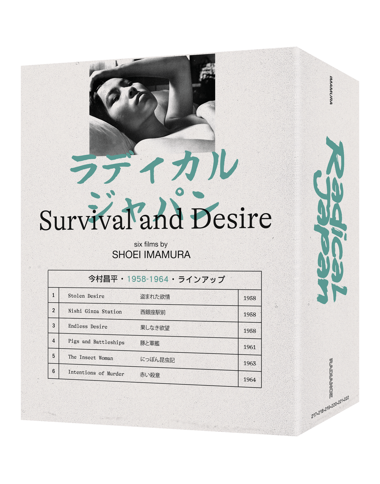 Radical Japan: Survival and Desire - Six Films by Shohei Imamura (LE)