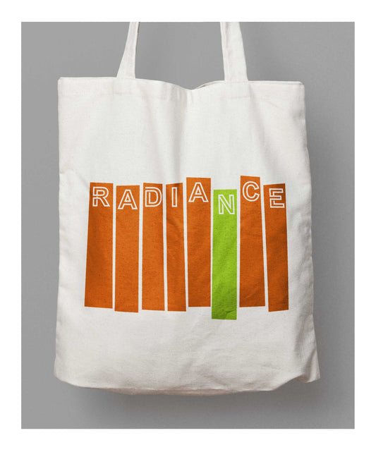 Radiance Tote Bag (Orange/Green/Natural)